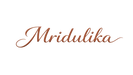 The name 'Mridulika' written in a cursive font on a white background